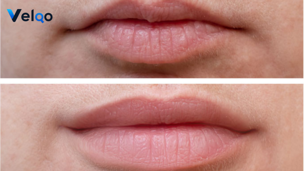 Lip Flip Before and After